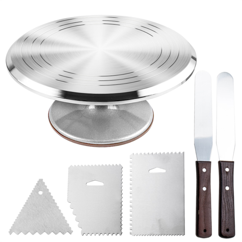 Complete stainless steel cake decorating set