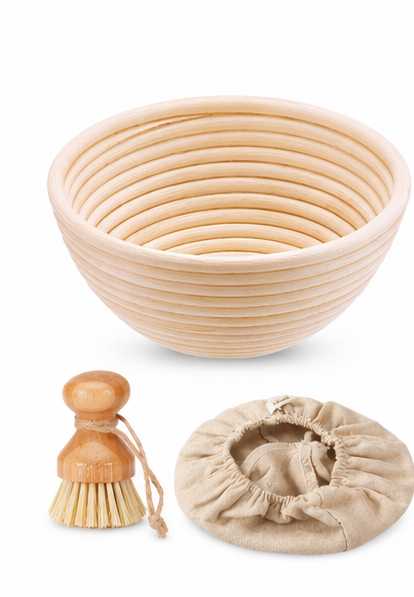 🍞 Bread Proofing | Rattan & Cotton | Home Baking | Gift for Bakers | Artisan Shape